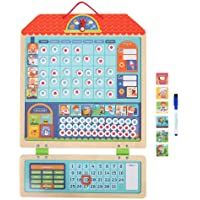 Los mejores  - Hztyyier Tabla de tareas de Comportamiento de recompensa magnética para niños- Juguete de Desarrollo de Madera Gran…